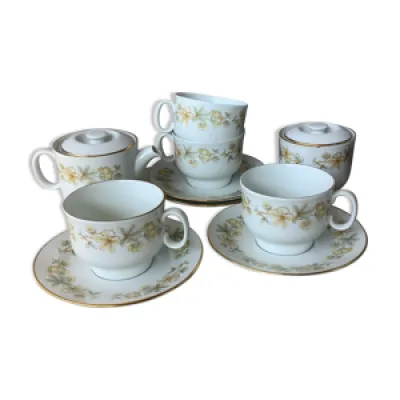 tasses à thé Richard - porcelaine