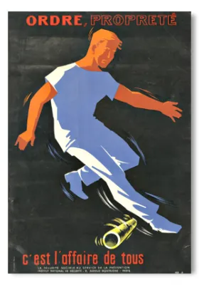 Reproduction affiche - 1950