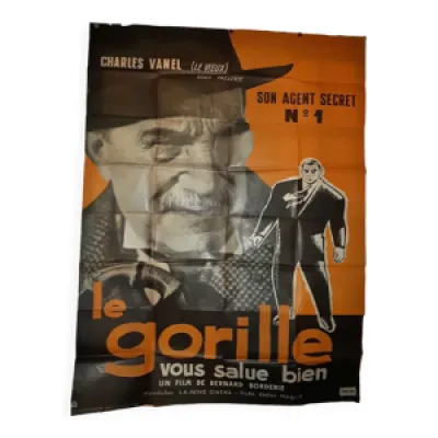 Affiche de cinéma, Le - gorille