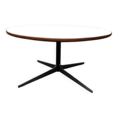 Table basse ronde  bois - 1960