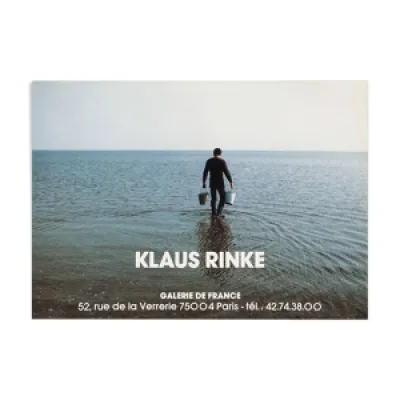 Affiche  Klaus Rinke - 1993