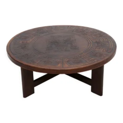 Table basse ronde par - pazmino muebles
