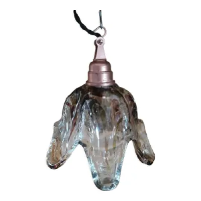 Baladeuse lampe globe - verre cuivre