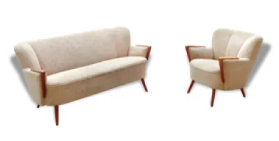Set 1 canapé sofa scandinave - danois fauteuils
