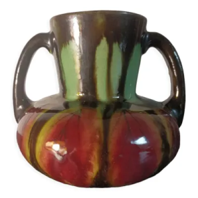 Vase en céramique art - henri delcourt