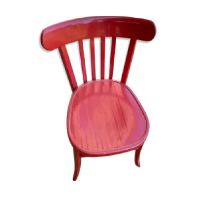 Chaise bistrot rouge - baumann
