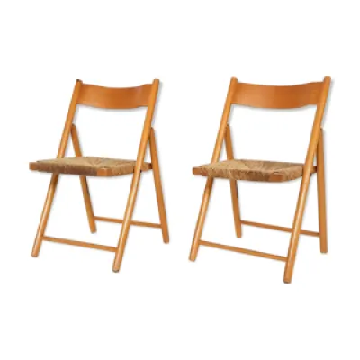 Ensemble de 2 chaises - pliantes