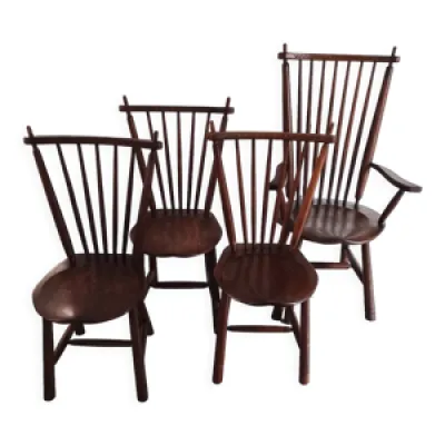 4 fauteuils De Ster gelderland - 1960