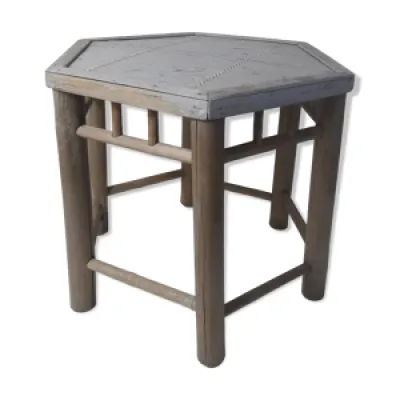 Table d'appoint en bambou - rotin