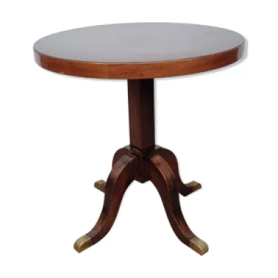 Table d'appoint en bois - laiton style
