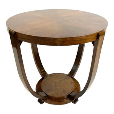 table d'appoint ronde - art noyer