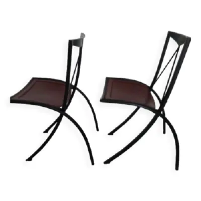 Paire chaises Cattelan - italia
