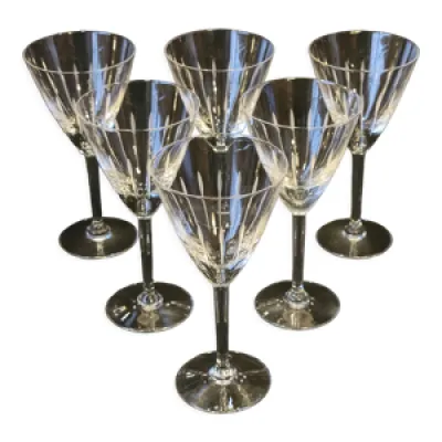 6 verres à vin porto - 1930 cristal