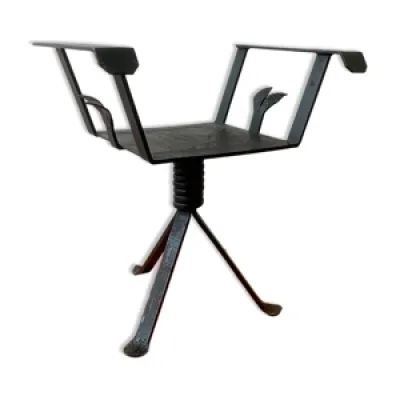 fauteuil tripode en fer