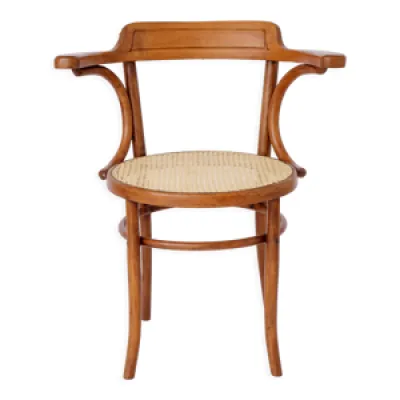 Ancien fauteuil en bois - tresse