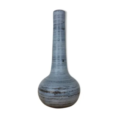 Vase céramique 1970 - bleu