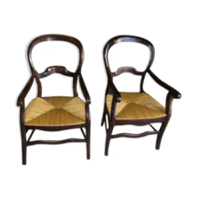Paire de fauteuils Louis - philippe