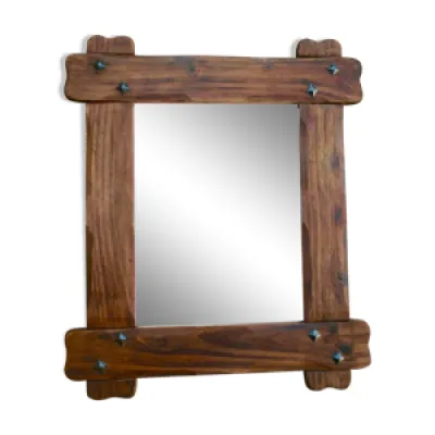 Miroir néo rustique - bois