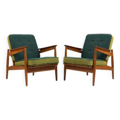 paire de fauteuils en - 1950