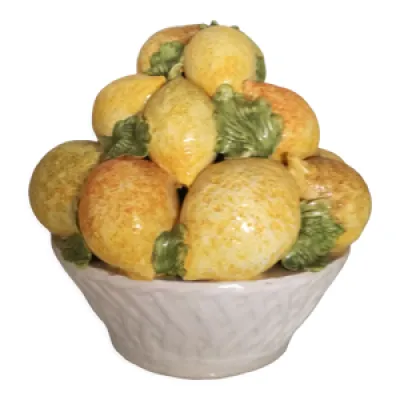 Barbotine décor citrons - xix