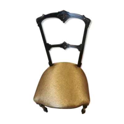 chaise Napoleon ancienne - tissu