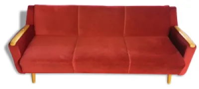 Canapé convertible Daybed - rouge