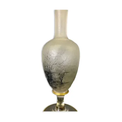vase soliflore à décor - 1900