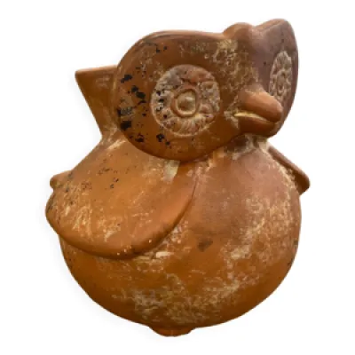 Vase céramique en grès - marron