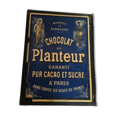 Affiche publicitaire - chocolat