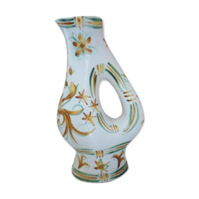 Vase pichet zoomorphe - ceramique annees signe