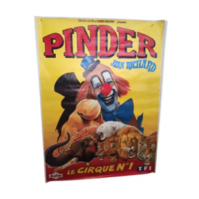 Affiche cirque Pinder - jean