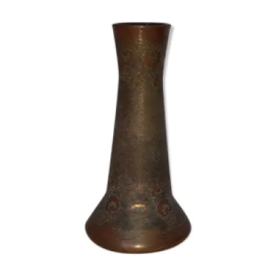 Vase verre art-nouveau - saint lambert