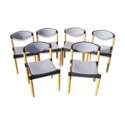 Set de 6 chaises Strax - 1989 design