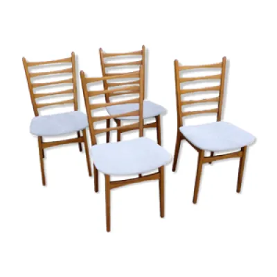 ensemble de 4 chaises, - 1960