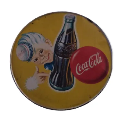 Plaque ronde Coca-Cola