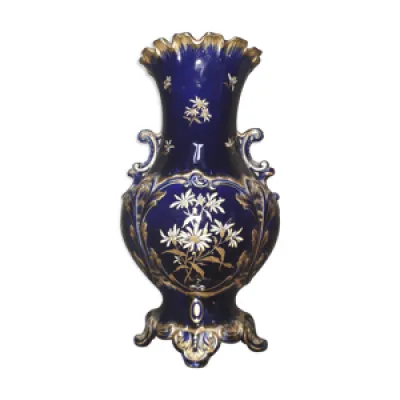 Vase en céramique bleu - nuit