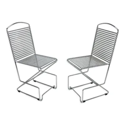 Ensemble de 2 chaises - 1980