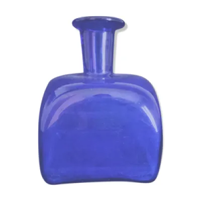 Vase art déco bleu klein - bouche