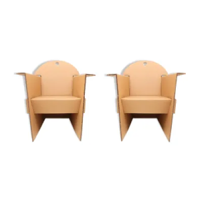 fauteuils en carton par - olivier