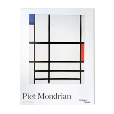 Affiche decorative Piet Mondrian