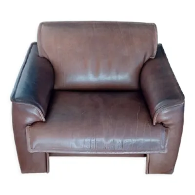 fauteuil en cuir de buffle - leolux