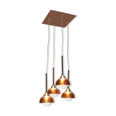 luminaire with four copper