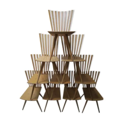 10 chaises « Mikado »