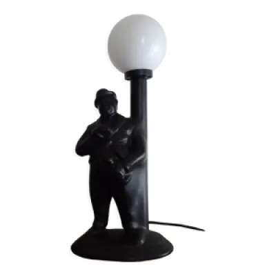 Lampe artiste céramique - globe boule