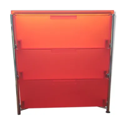 Meuble à tiroirs design - rouge