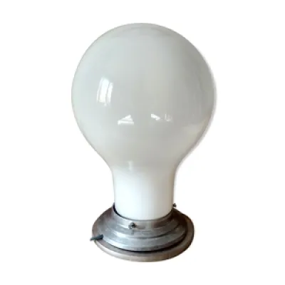 Lampe de table, opaline - blanche
