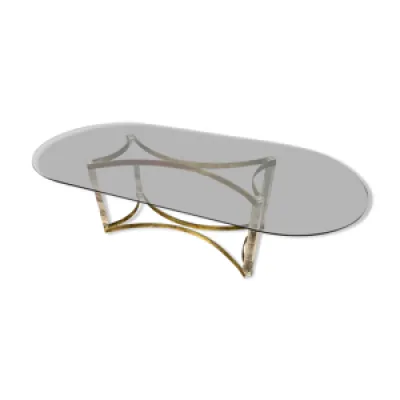 Table de forme ovale - plexiglass
