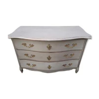 Commode galbée rococo - louis