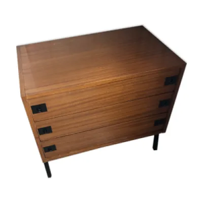 Commode 3 tiroirs teck - jean caillette