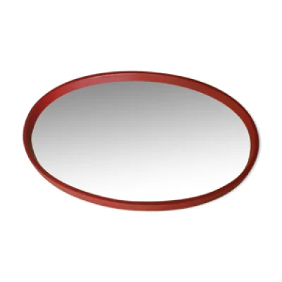 Miroir oval avec cadre